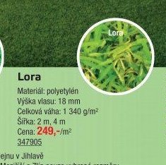 Travní koberce: Lora