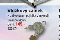 Vložkový zámek