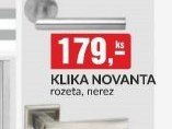 Klika Novanta rozeta, nerez