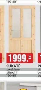Sukaté prosklené přírodní 60-80