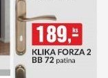 Klika Forza 2 BB 72 patina