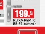 Klika Remik BB 72 nikl/satén