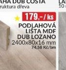 PODLAHOVÁ LIŠTA MDF DUB LOZANO