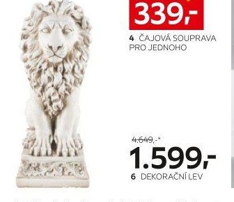 Dekorační lev