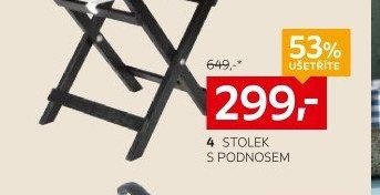 Stolek s podnosem