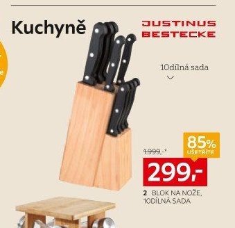 Blok na nože, 10dílná sada