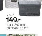 9 ÚLOŽNÝ BOX, 38,5X28X15,5 CM
