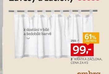 Krátká záclona