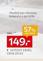 Hotový závěs
