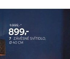7 ZÁVĚSNÉ SVÍTIDLO