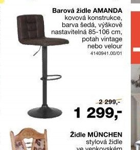 Barová židle AMANDA