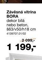 Závěsná vitrína BORA