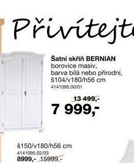 Šatní skříň BERNIAN
