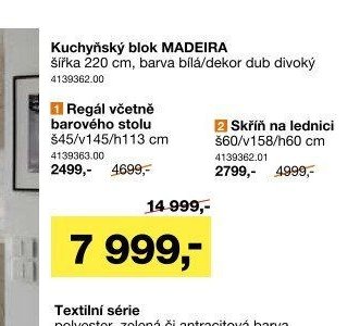 Kuchyňský blok MADEIRA
