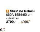 Skříň na lednici