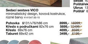 Sedací sestava VICO