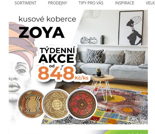 Kusové koberce ZOYA
