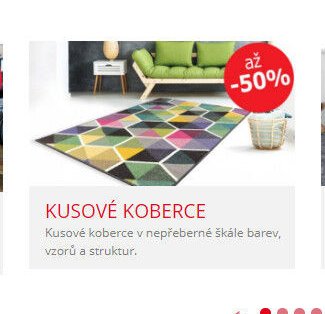 Kusové koberce