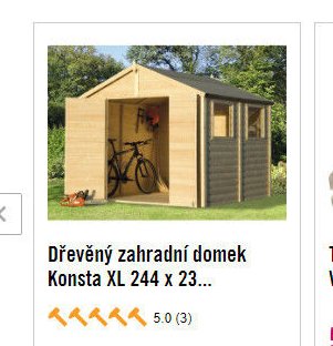 Dřevěný zahradní domek Konsta XL 244 x 23...