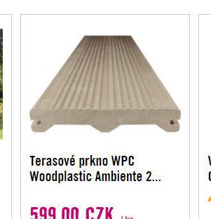 Terasové prkno WPC Woodplastic Ambiente 2...