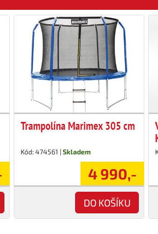Trampolína Marimex 305 cm