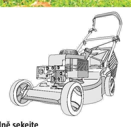 sekačka na trávu