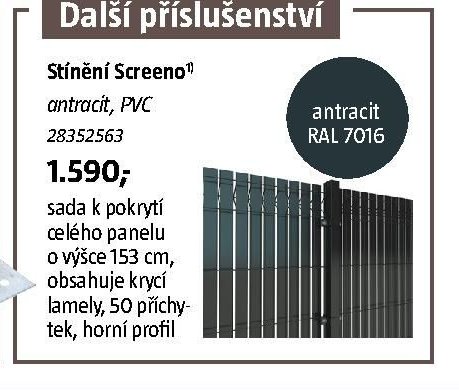 Stínění Screeno