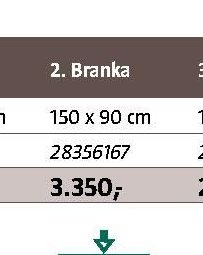 Branka 150 x 90 cm