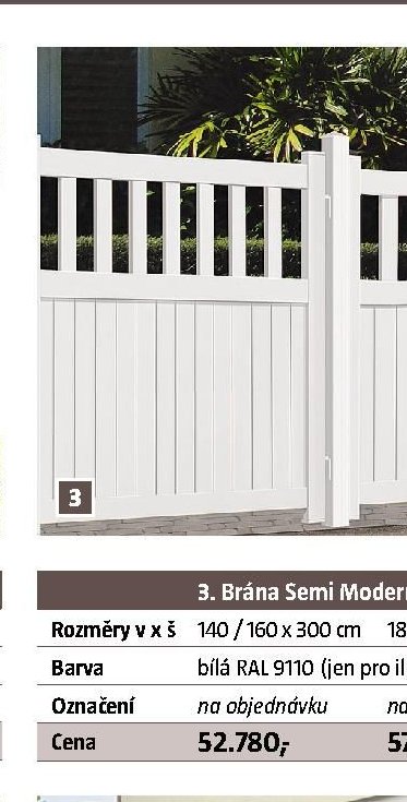 Brána Semi Modern SM05
