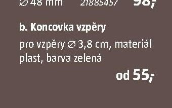 b. Koncovka vzpěry