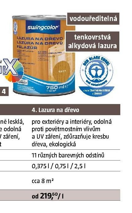 Lazura na dřevo