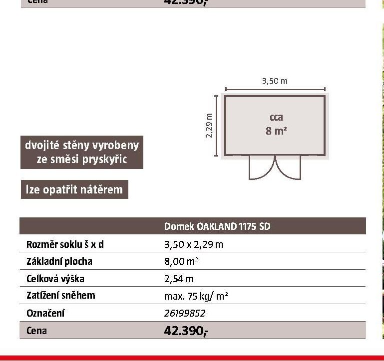 Domek OAKLAND 1175 SD