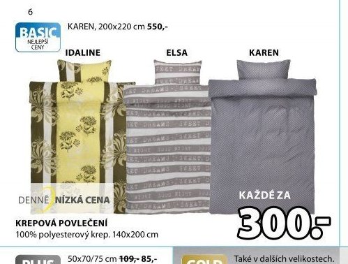 KREPOVÁ POVLEČENÍ