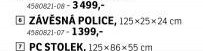 Závěsná police
