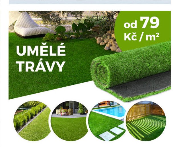 UMĚLÉ TRÁVY