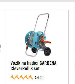 Vozík na hadici GARDENA CleverRoll S set...
