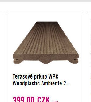 Terasové prkno WPC Woodplastic Ambiente 2...