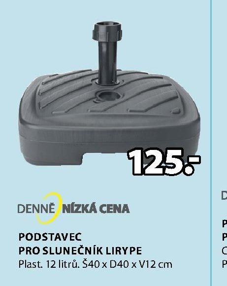 PODSTAVEC PRO SLUNEČNÍK LIRYPE