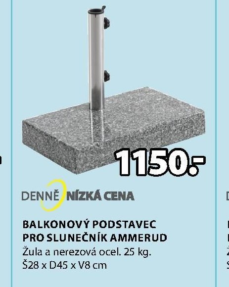 BALKONOVÝ PODSTAVEC PRO SLUNEČNÍK AMMERUD
