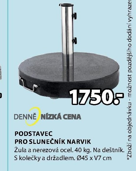 PODSTAVEC PRO SLUNEČNÍK NARVIK