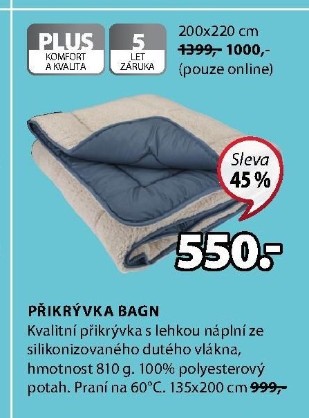 PŘIKRÝVKA BAGN