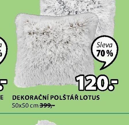 DEKORAČNÍ POLŠTÁŘ LOTUS