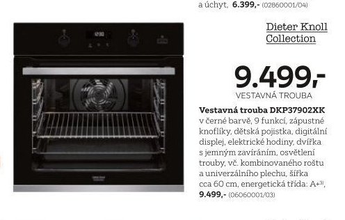 Dieter Knoll Collection Vestavná trouba DKP37902XK