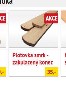 Plotovka smrk - zakulacený konec