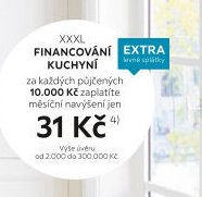 XXXL financování kuchyní