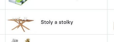 Stoly a stolky