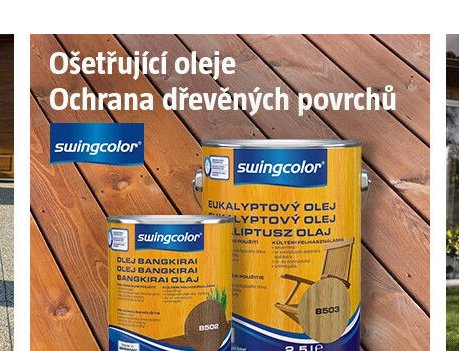 Ošetřující oleje Swingcolor