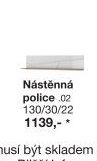 Nástěnná police .02