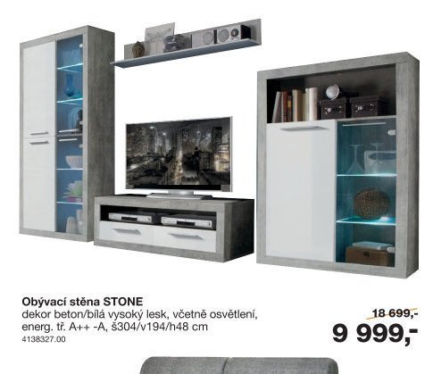 Obývací stěna STONE