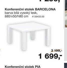 Konferenční stolek BARCELONA